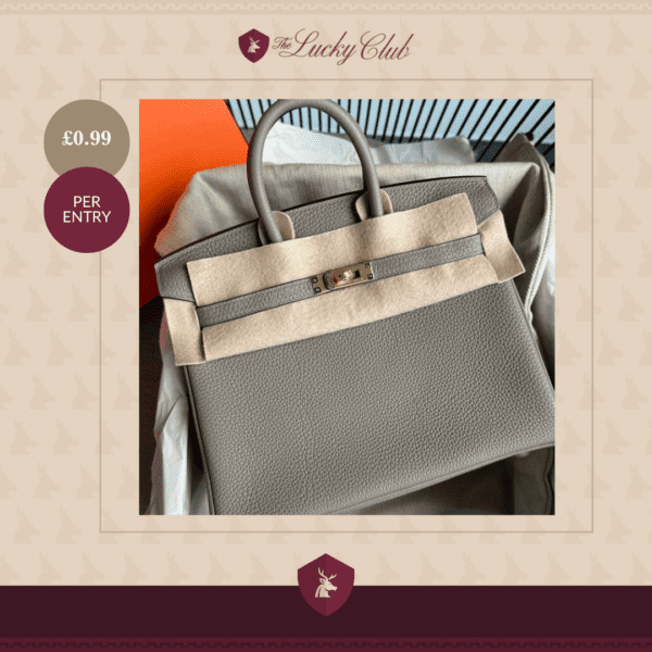 WIN THIS HERMES BIRKIN 25 + £2,000 CASH!