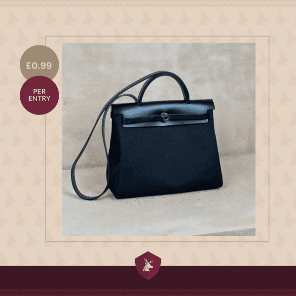 Win a Hermès Herbag - Noir Canvas