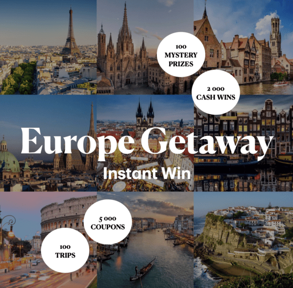Europe Getaway Instant Win