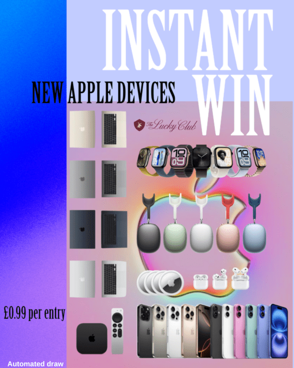 New Apple Devices Instant Win