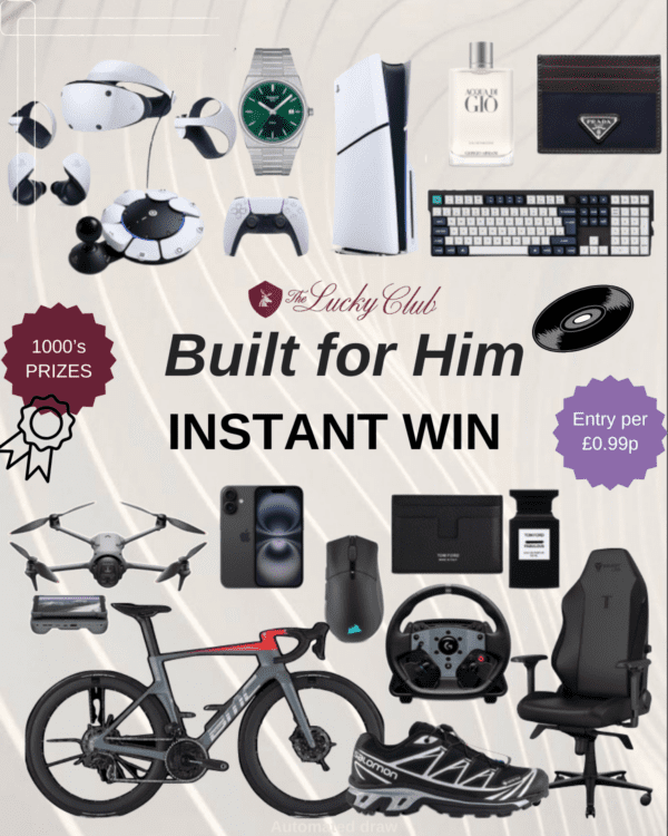 Built for Him – Instant Win