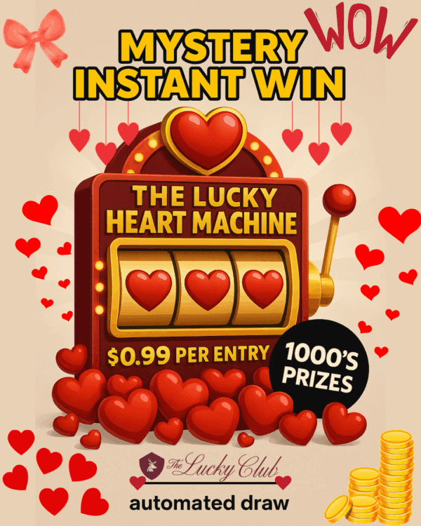 The Lucky Heart Machine – MYSTERY INSTANT WIN