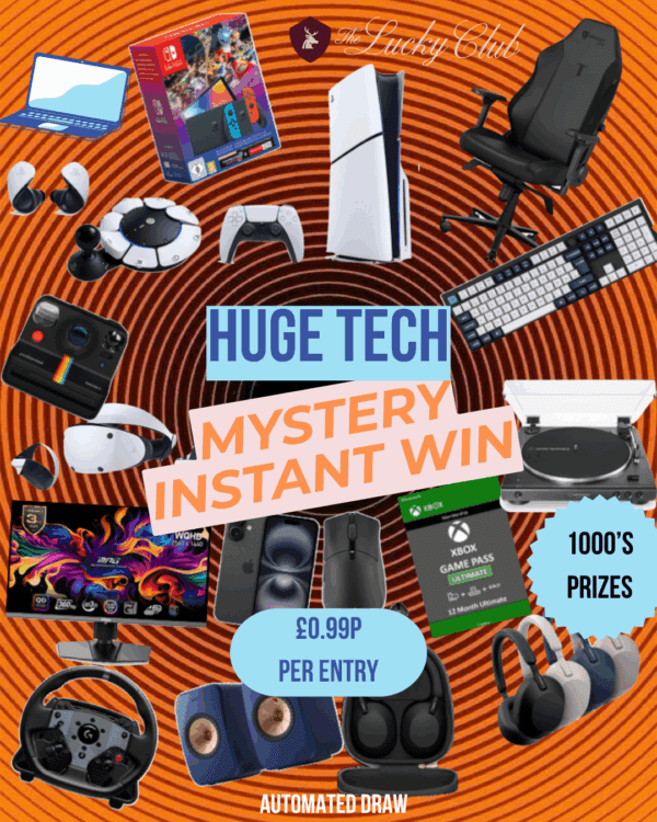 Huge Tech Mystery Instant Win